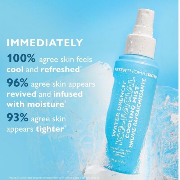 Peter Thomas Roth Water Drench Ice-Facial Cooling Mist 4oz - Picture 3 of 8